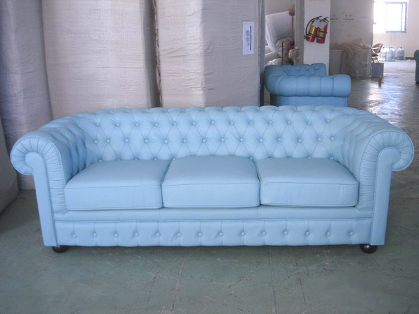 Chesterfield Sofa & Armchair in Full Leather[5] 