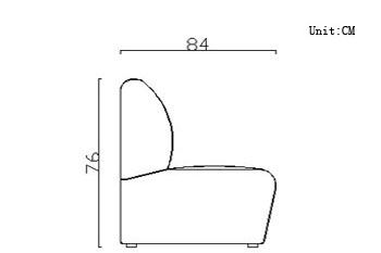 Bocca sofa in woolen fabric[4] 