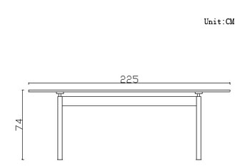 LC6 Table by Le Corbusier[3] 