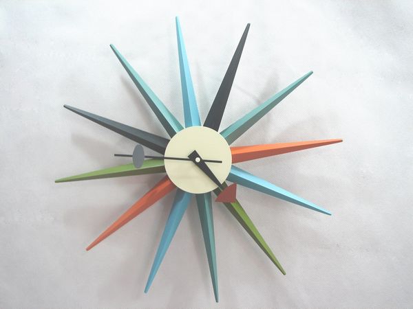 George Nelson Sunburst Clock [3] 