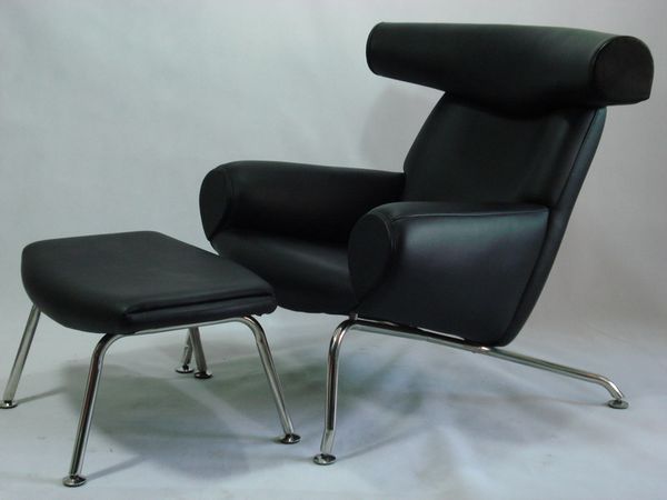 Wegner Ox Chair and Ottoman[4] 