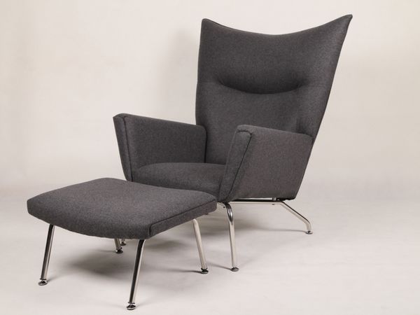 Carl Hansen CH445 Wing Chair and Ottoman[4] 
